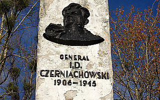 Jest zgoda na wyburzenie pomnika gen. Czerniachowskiego